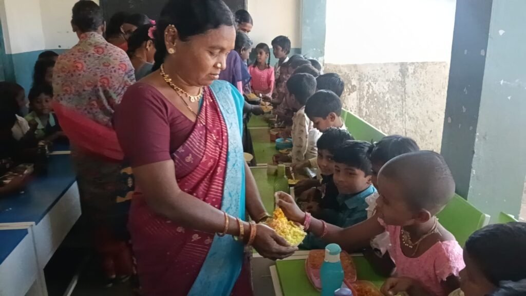 ముస్లాపూర్ ఎంపీపీ ఎస్ పాఠశాలలో ఘనంగా ‘పోషణ్ మహా పండగ’