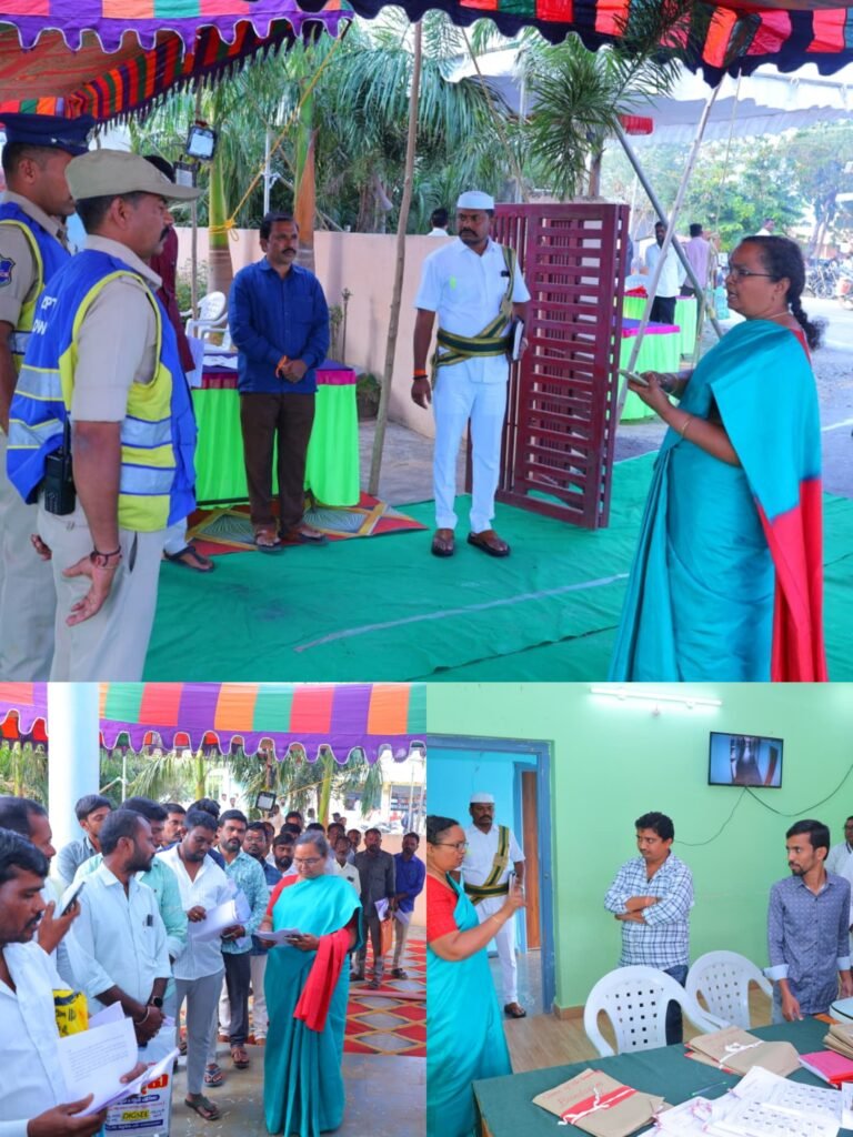 నామినేషన్ అభ్యర్థితో ఇద్దరికే అనుమతికలెక్టర్ హైమావతి ఆకస్మిక తనిఖీ