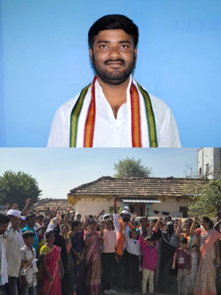 ప్రజాసేవయే లక్ష్యంచిల్వర్‌లో కాంగ్రెస్ సర్పంచ్అభ్యర్థిశశిధర్ రెడ్డిదూసుకుపోతున్నప్రచారం