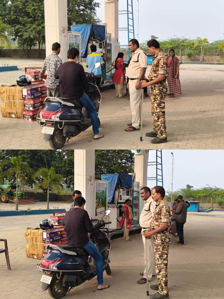 ప్రాణ రక్షణకు హెల్మెట్ కవచం-ఏర్పేడులో పోలీసుల కఠిన హెచ్చరిక