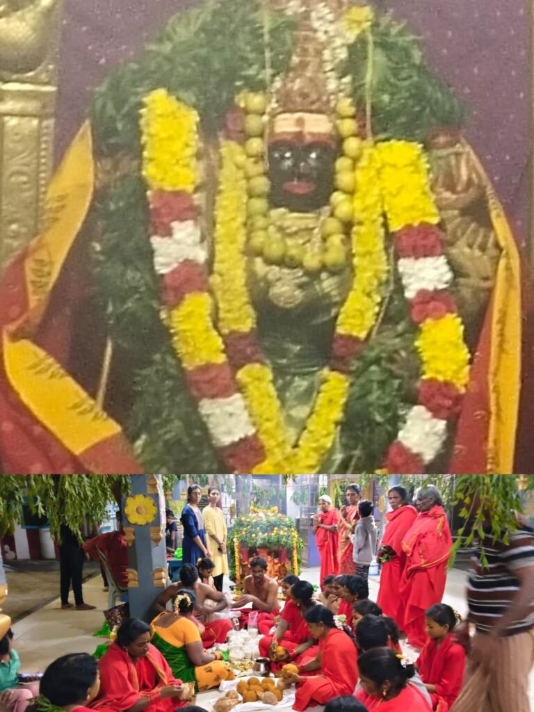 అమావాస్య పర్వదినాన ఎల్లమ్మ తల్లి సారే… గురు శక్తి చేతుల మీదుగా అంగరంగ వైభవంగా ఇరుముడి కార్యక్రమం