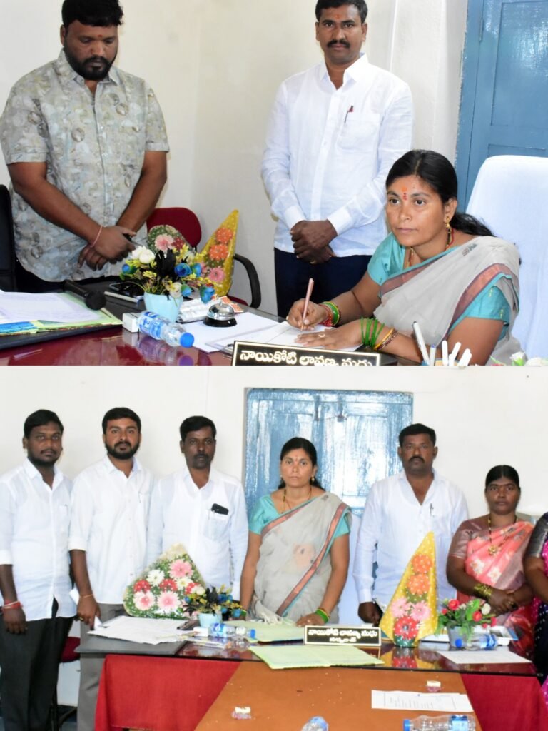 ప్రజాసేవే లక్ష్యం-గ్రామీణ అభివృద్ధికే తొలి ప్రాధాన్యంఆరూరు గ్రామ సర్పంచ్‌గా నాయి కోటి లావణ్య మధు ప్రమాణ స్వీకారం