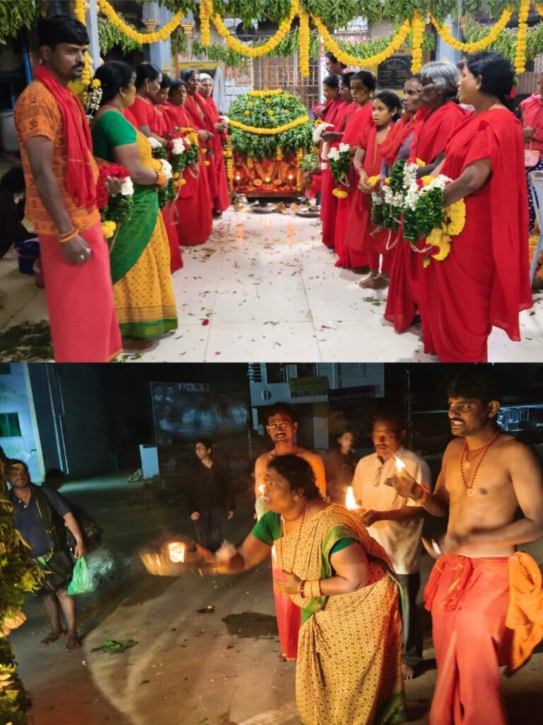 ఎర్పేడు గ్రామంలో ఘనంగా ఓం శక్తి మాలధారణ ఇరుముడి కార్యక్రమం