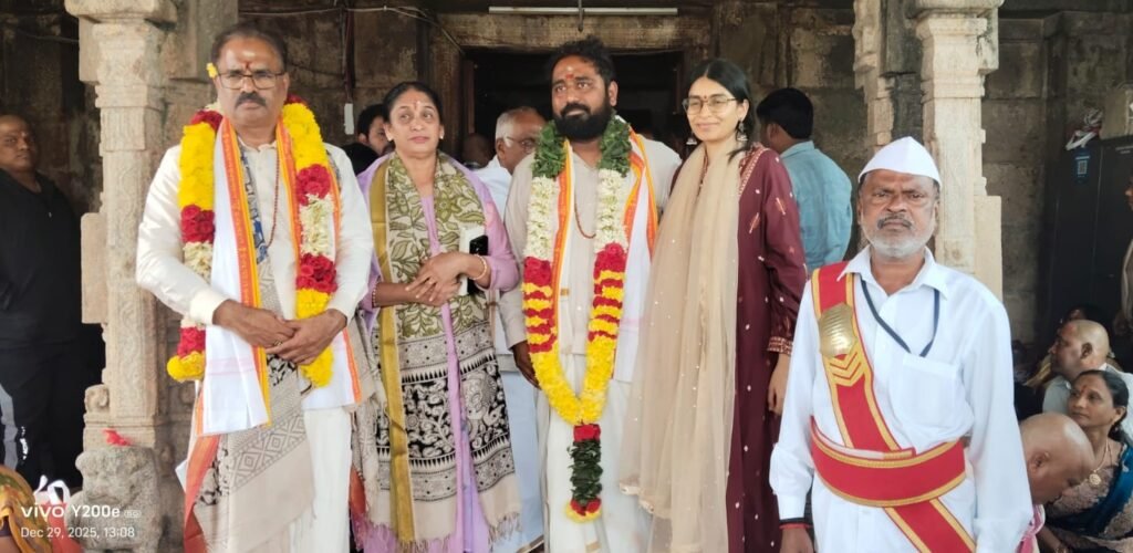 శ్రీ పరశురామేశ్వర స్వామిని దర్శించుకున్న తెలంగాణ హైకోర్టు జడ్జి జస్టిస్ రామకృష్ణారెడ్డి