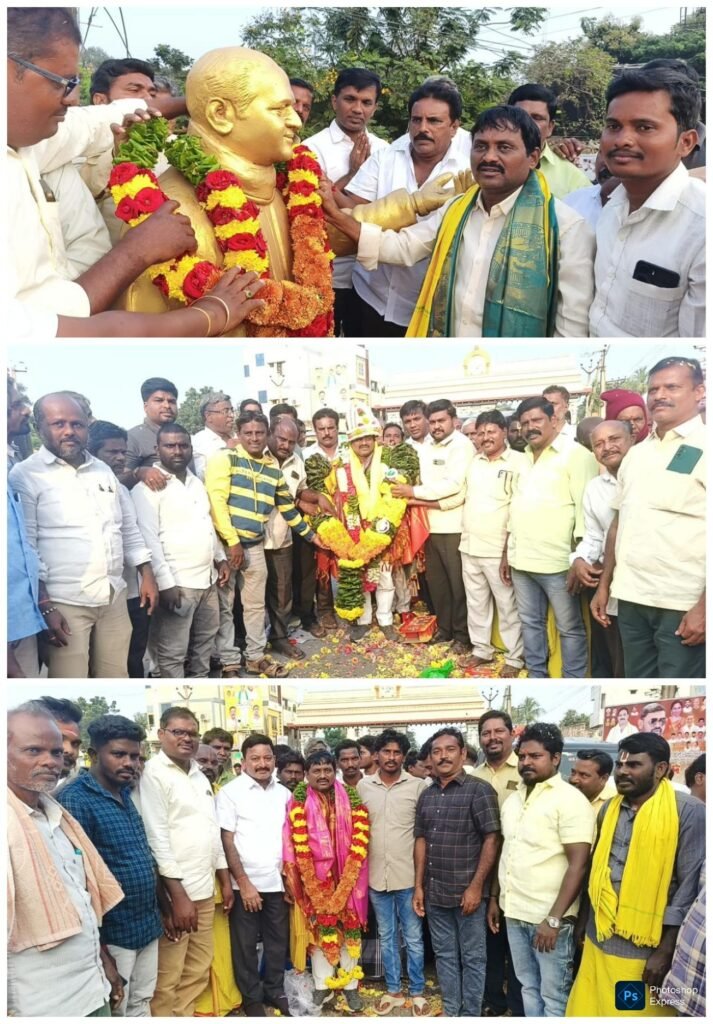 శ్రీకాళహస్తిలో కూటమి శ్రేణుల ఘన స్వాగతం