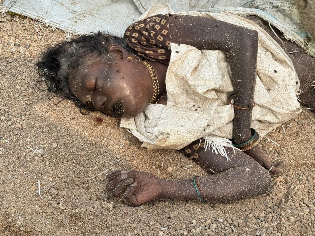 జవారిపేట శివారులో గుర్తుతెలియని మహిళ మృతదేహం లభ్యం