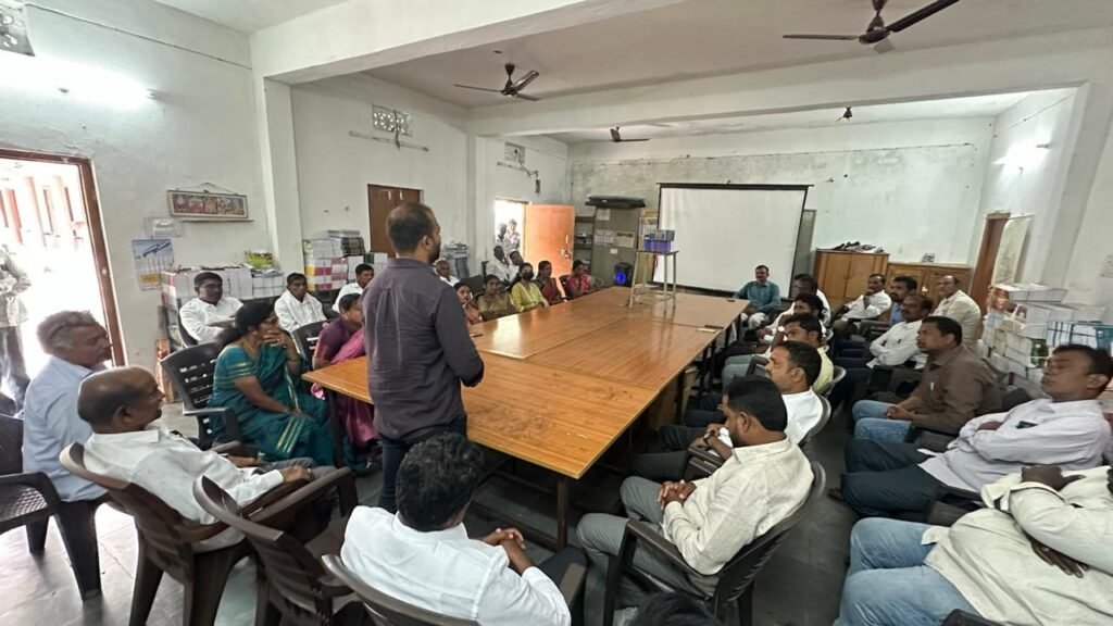 ఇంటర్ విద్యా బలోపేతానికి గ్రామ పంచాయతీల పూర్తి సహకారం