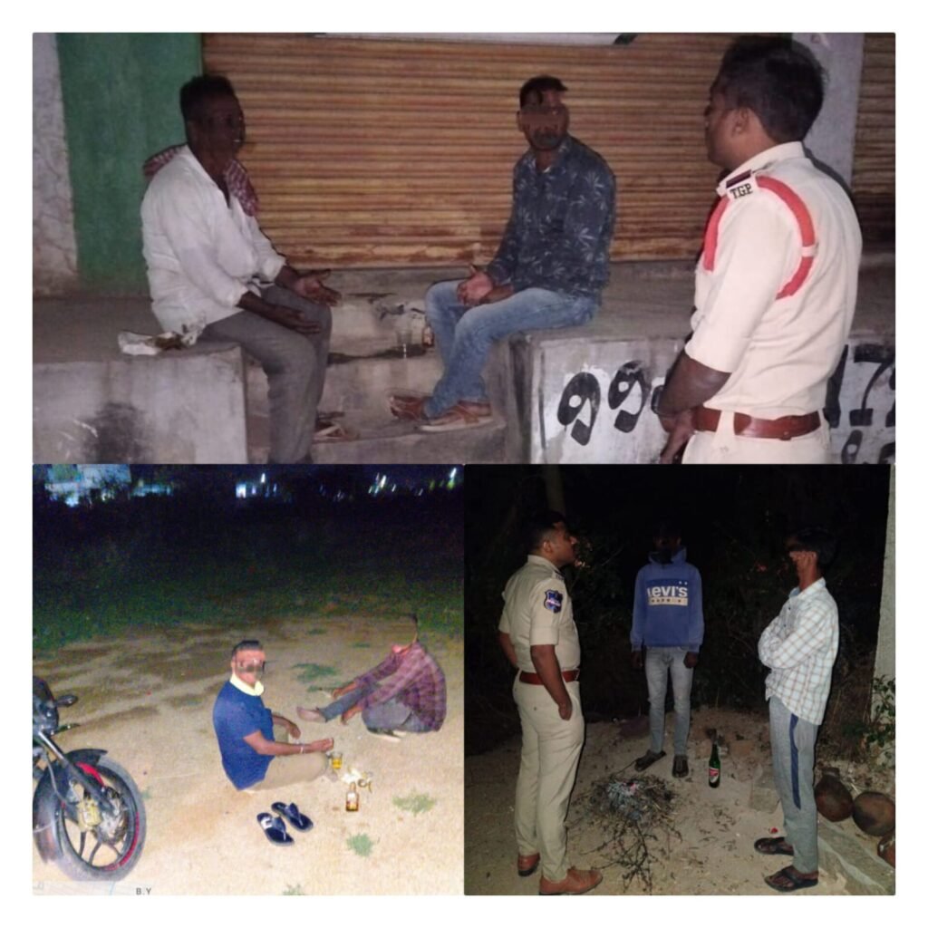 బహిరంగ ప్రదేశాలలో మద్యం సేవిస్తే కఠిన చర్యలు