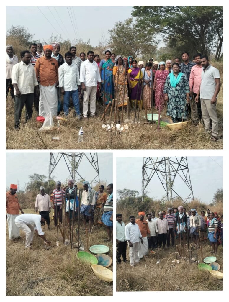 ప్రభుత్వ నిధులతో సూరారంలో గ్రామీణ రోడ్ల నిర్మాణం ప్రారంభం