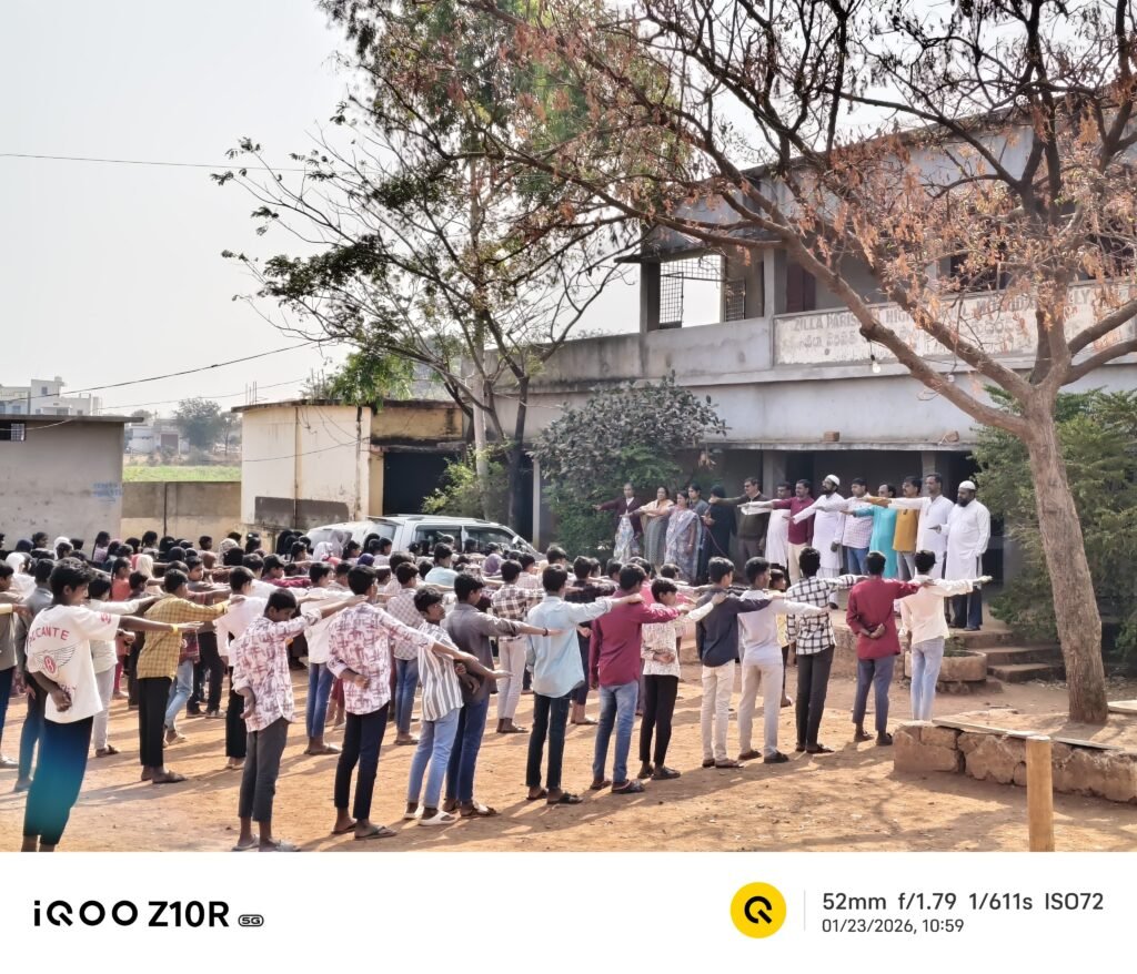 ప్రజాస్వామ్య బలోపేతానికి విద్యార్థుల ప్రతిజ్ఞ – మొగుడంపల్లి ప్రభుత్వ పాఠశాలలో జాతీయ ఓటర్ల దినోత్సవం ఘన నిర్వహణ