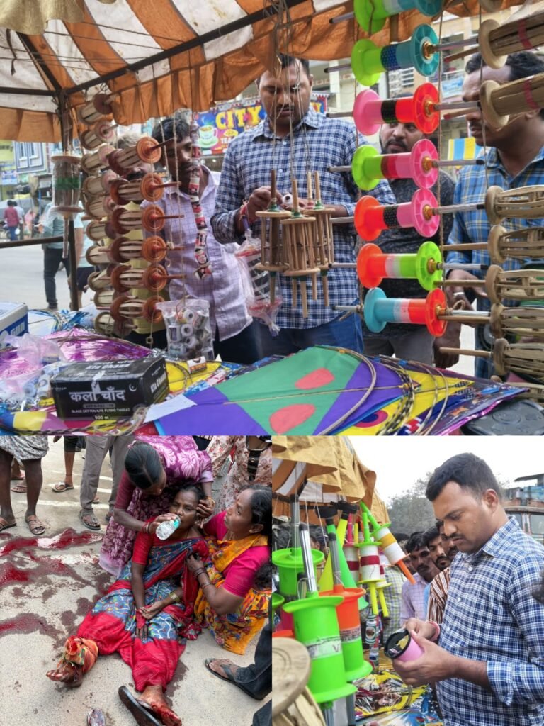 ప్రభుత్వ నిషేధాన్ని లెక్కచేయని చైనా మాంజా.. మహిళ గాయపడిన ఘటన