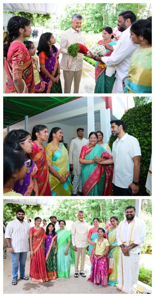 ఆత్మీయతకు అద్దం పట్టిన నారా–బొజ్జల కుటుంబాల కలయిక