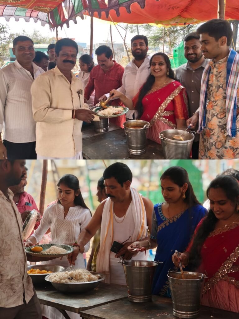 శ్రీ దుర్గ భవాని మాత జాతరలో అన్నప్రసాద కార్యక్రమం