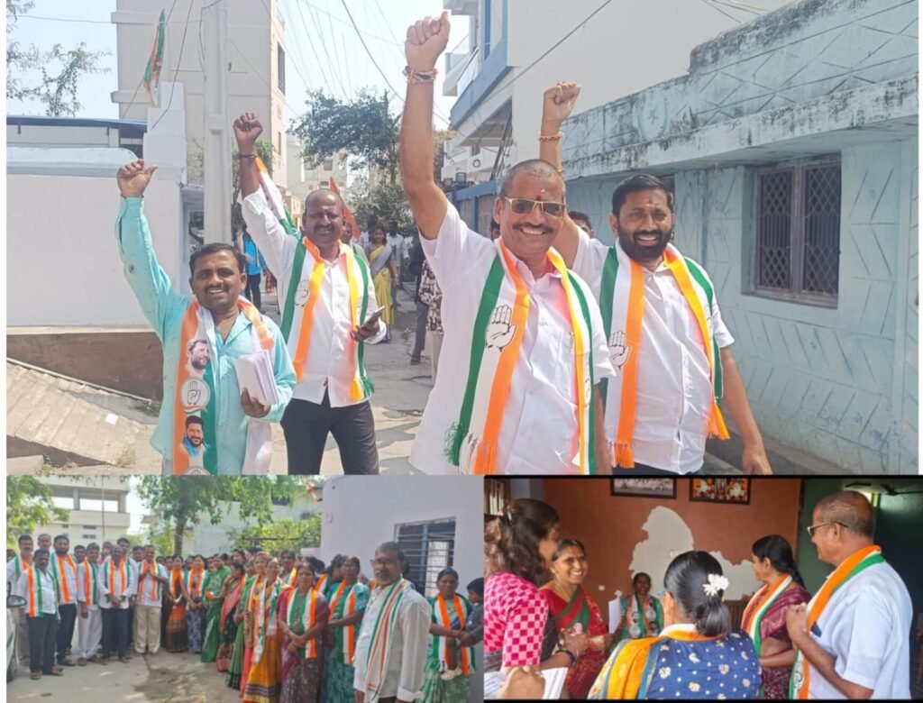 అధికార పార్టీ అభ్యర్థి గెలిస్తేనే వార్డు అభివృద్ధి వేగవంతం-13వ వార్డు కాంగ్రెస్ అభ్యర్థి భోగ వెంకటేశం