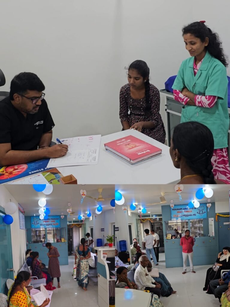 సిద్దిపేట భారత్‌నగర్‌లో డా. చంద్రప్రకాష్ కిడ్నీ కేర్ తొలి వార్షికోత్సవం – ఉచిత వైద్య శిబిరం విజయవంతం