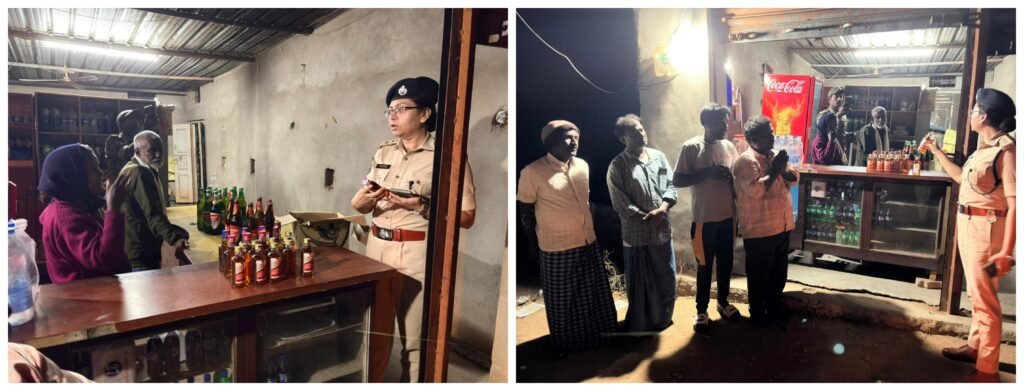 అక్రమ బెల్టు షాపులపై పోలీసుల ఉక్కుపాదం