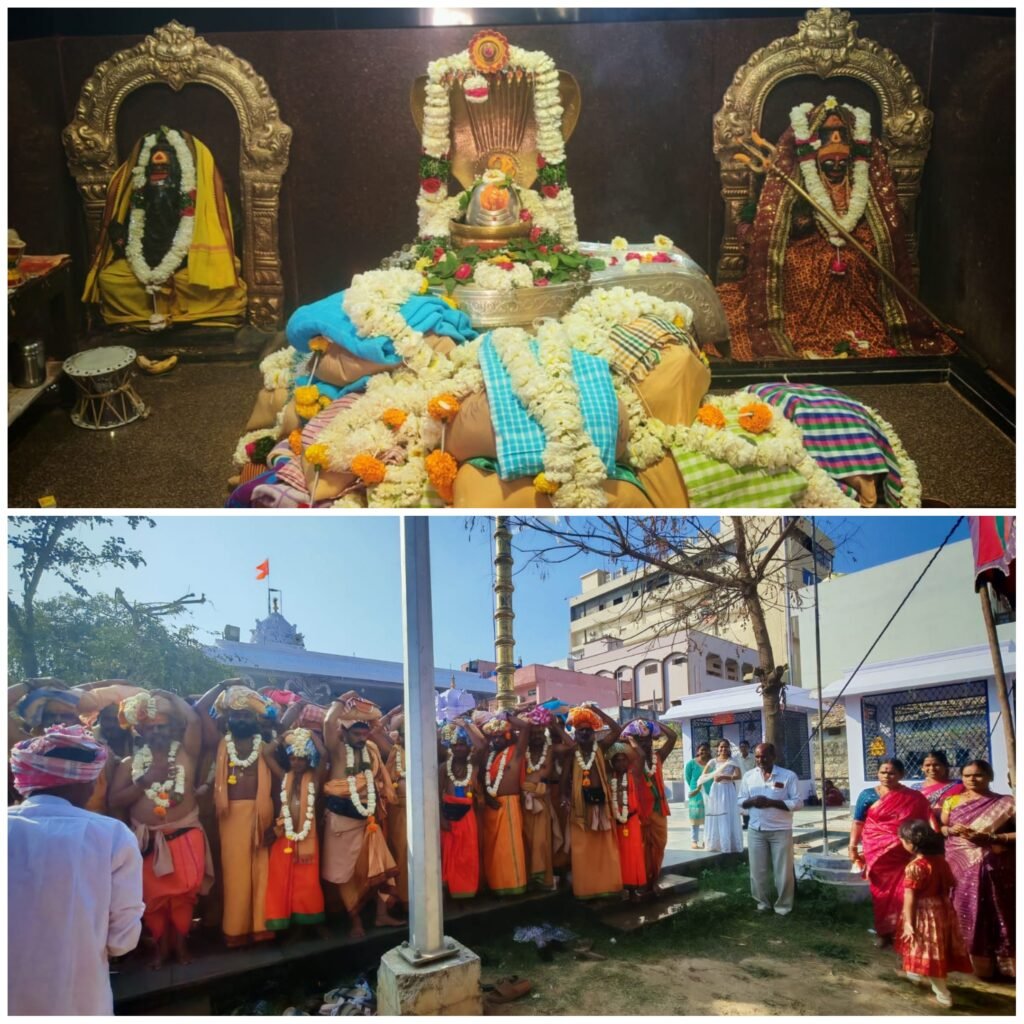 జ్యోతిర్ముడులతో శ్రీశైలానికి బయలుదేరిన శివస్వాములు