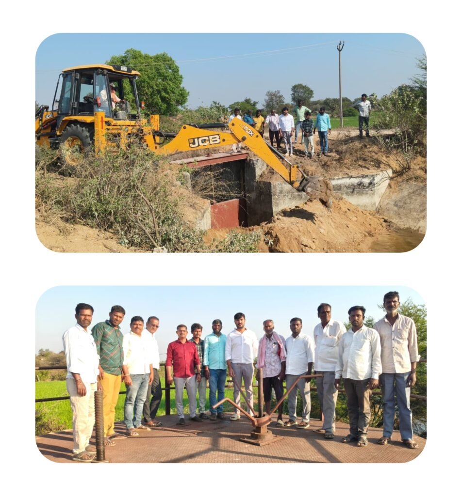 తపస్పల్లి డ్యాం నుండి కొండపాక మండలానికి డి-ఫోర్ కాలువ ద్వారా నీటి విడుదల