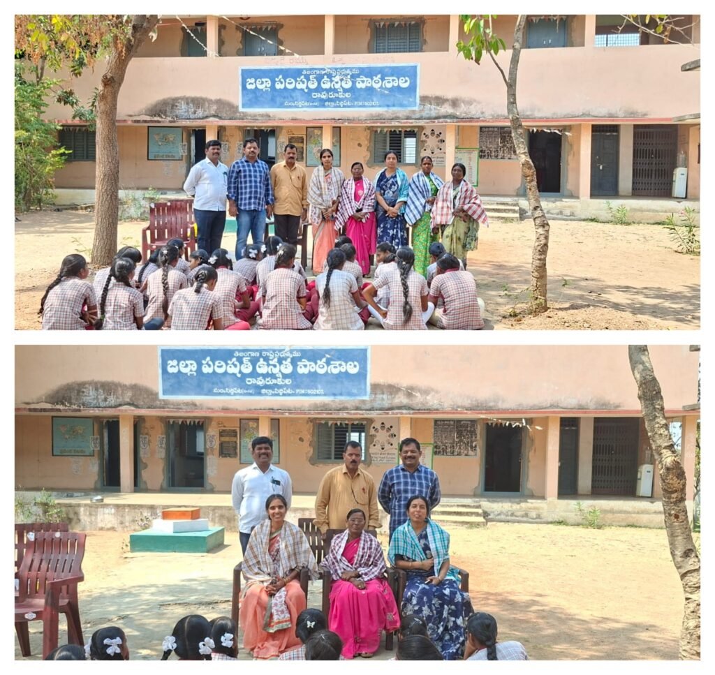 మహిళా దినోత్సవం సందర్భంగా మహిళా ఉపాధ్యాయులకు సన్మానం