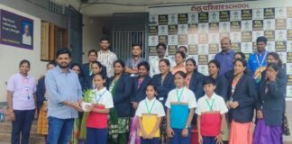 జిల్లా స్థాయి అథ్లెటిక్స్ పోటీల్లో దీక్ష పరివార్ విద్యార్థుల సత్తా