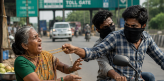 3తులాల బంగారు గొలుసు లాక్కెళ్లిన దుండగులు
