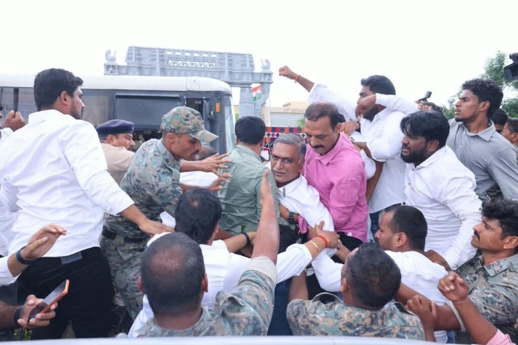 హరీష్‌రావు అరెస్టుతో వరంగల్‌లో ఉద్రిక్తత