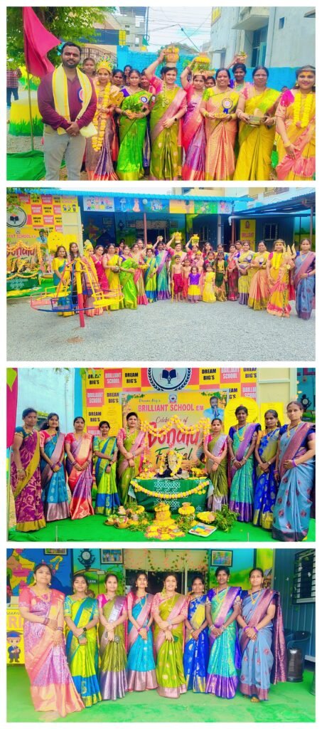 బోనాల వేడుకల్లో తెలంగాణ గొప్పదనం చాటిన చిన్నారులు.